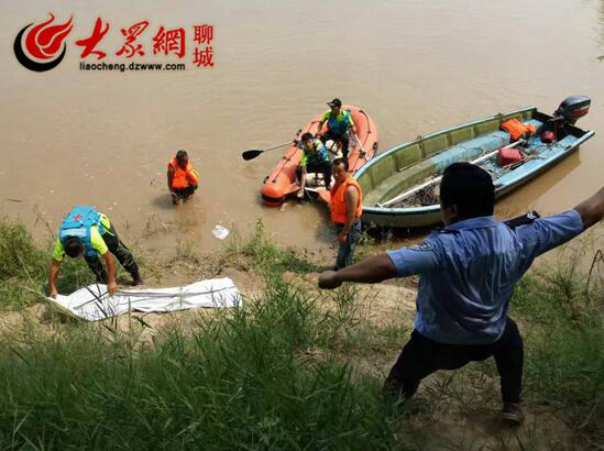 聊城二十岁女子溺亡 事发东阿黄河浮桥段