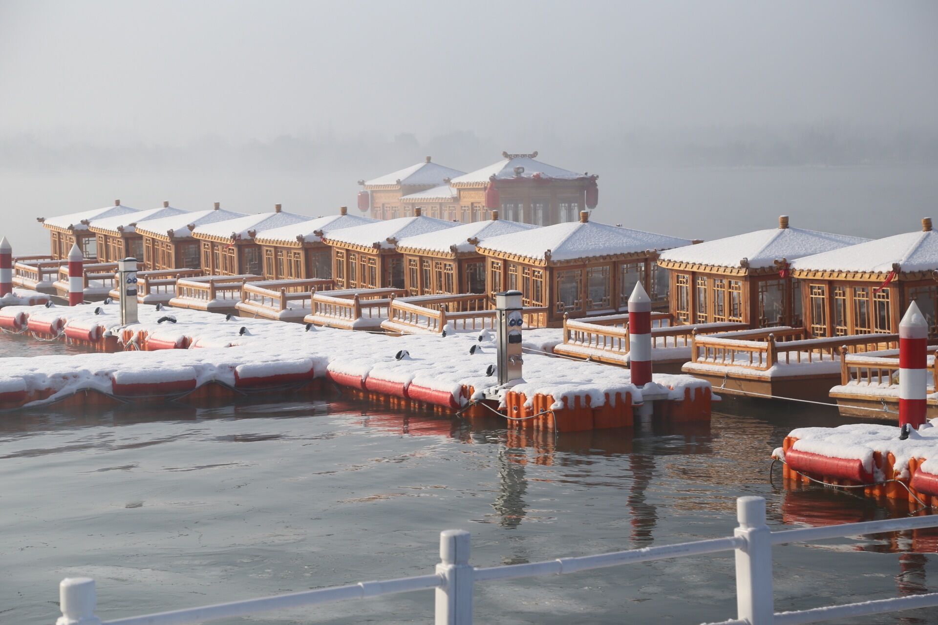 聊城雪景图片