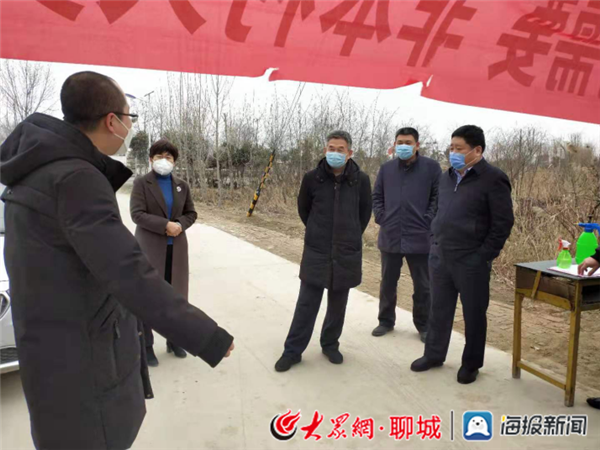 狮子楼街道:领导下沉一线,指导疫情防控工作