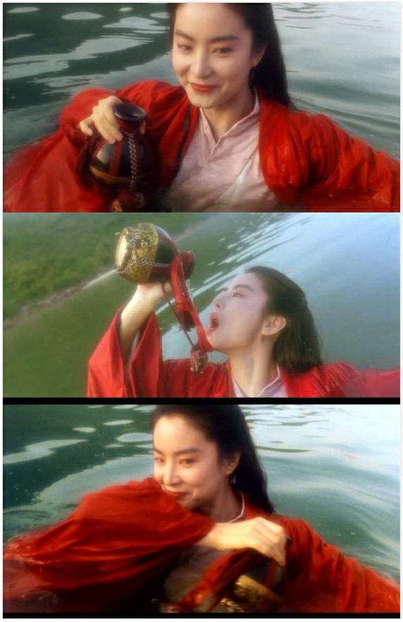 娱乐 首页娱乐小图  林青霞曾在《笑傲江湖》中饰演东方不败,其披着